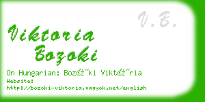 viktoria bozoki business card